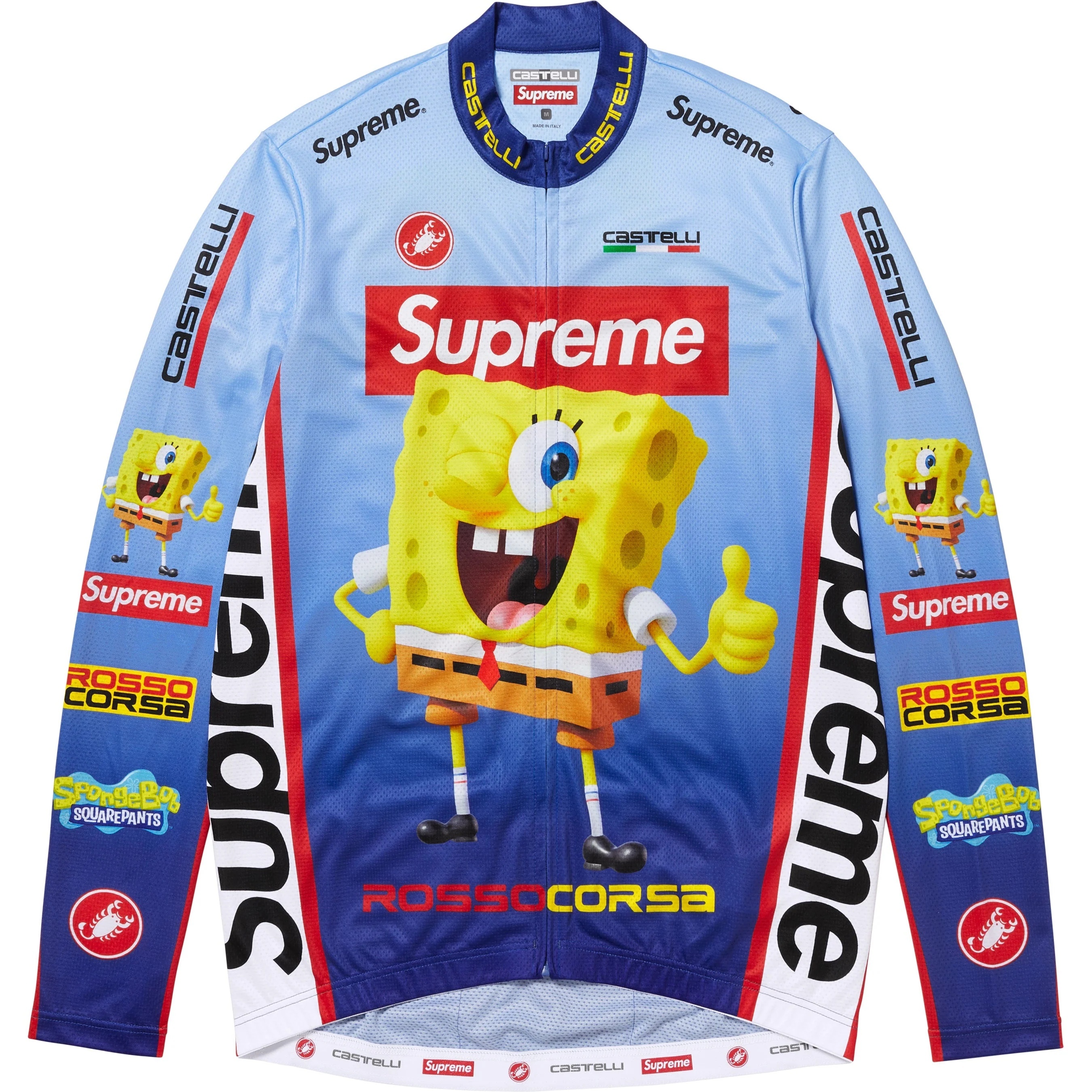 Supreme®/SpongeBob SquarePants Castelli® L/S Cycling Jersey view 7